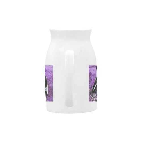 funky lilac panda Milk Cup (Large) 450ml