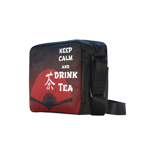 keep calm drink tea - asia edition Classic Cross-body Nylon Bags (Model 1632)