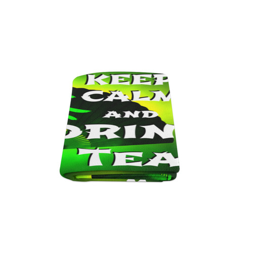 keep calm and drink green tea Blanket 50"x60"