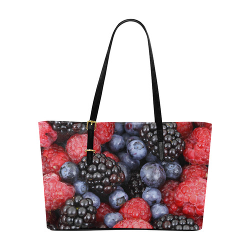 Blueberry Blackberry Raspberry Fruit Euramerican Tote Bag/Large (Model 1656)