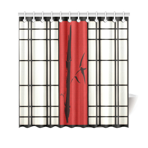 Shoji - Bamboo Shower Curtain 69"x70"
