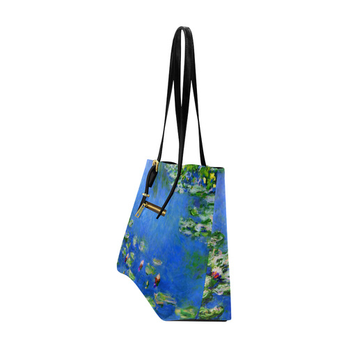 Monet Water Lilies 1906 Floral Fine Art Euramerican Tote Bag/Large (Model 1656)