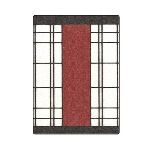 Shoji - red Blanket 58"x80"