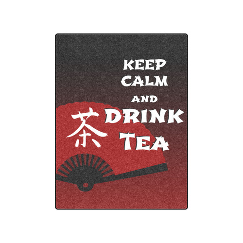 keep calm drink tea - asia edition Blanket 50"x60"