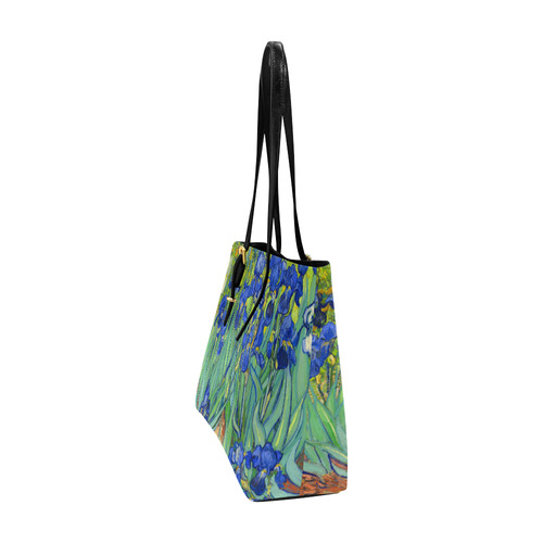 Van Gogh Irises Fine Floral Art Euramerican Tote Bag/Large (Model 1656)