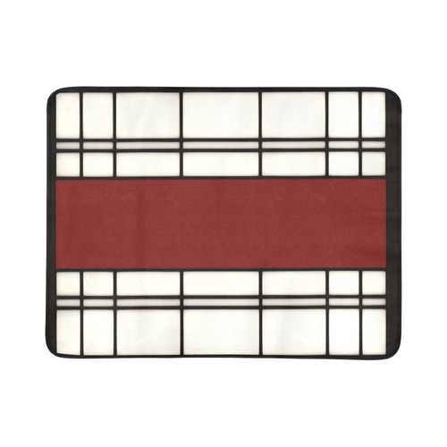 Shoji - red Beach Mat 78"x 60"