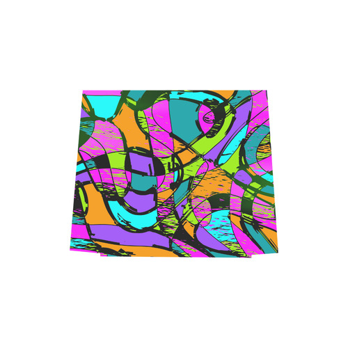 Abstract Art Squiggly Loops Multicolored Euramerican Tote Bag/Small (Model 1655)