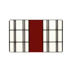 Shoji - red Doormat 30"x18"