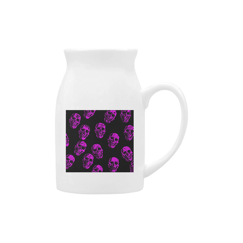 purple skulls Milk Cup (Large) 450ml
