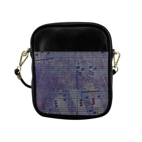 Music, vintage look C by JamColors Sling Bag (Model 1627)