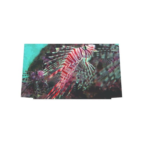 Red Lionfish In Aquarium Euramerican Tote Bag/Large (Model 1656)