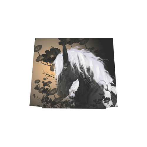 Wonderful black horse with white mane Euramerican Tote Bag/Small (Model 1655)