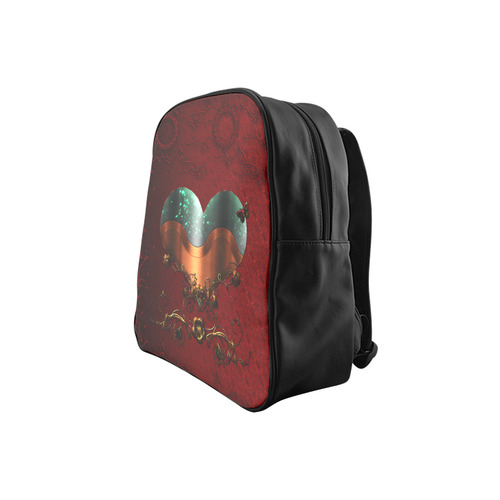 Love, wonderful heart School Backpack (Model 1601)(Small)
