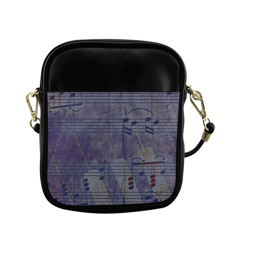 Music, vintage look C by JamColors Sling Bag (Model 1627)