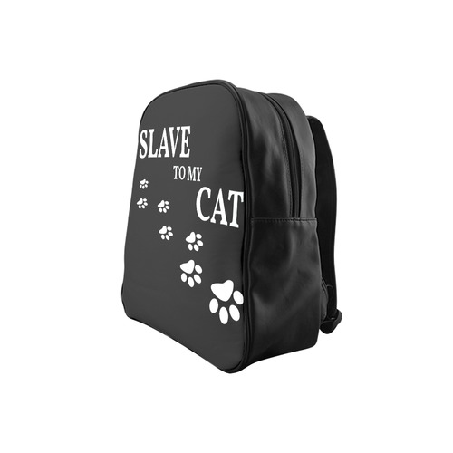 Slave to my cat 2 School Backpack (Model 1601)(Small)