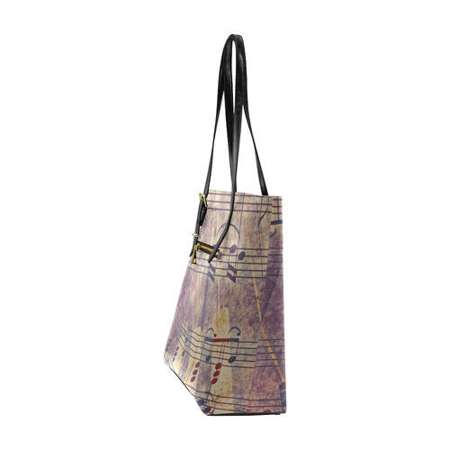 Music, vintage look B by JamColors Euramerican Tote Bag/Small (Model 1655)