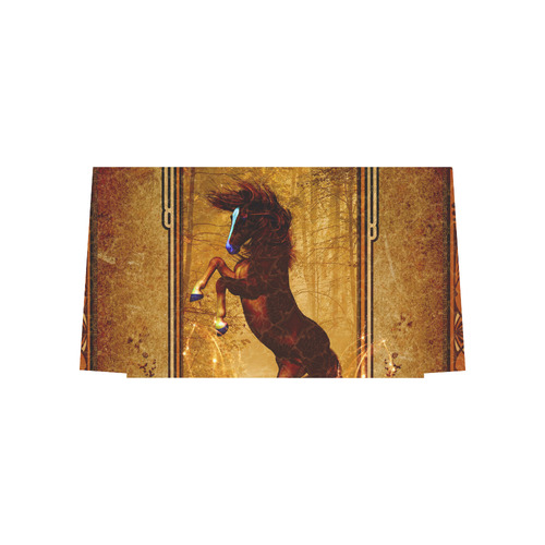 Awesome horse, vintage background Euramerican Tote Bag/Large (Model 1656)