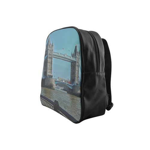 The Tower Bridge of London School Backpack (Model 1601)(Small)