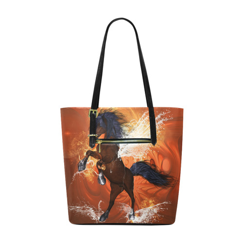 Horse with water wngs Euramerican Tote Bag/Small (Model 1655)