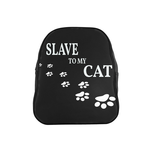 Slave to my cat 2 School Backpack (Model 1601)(Small)