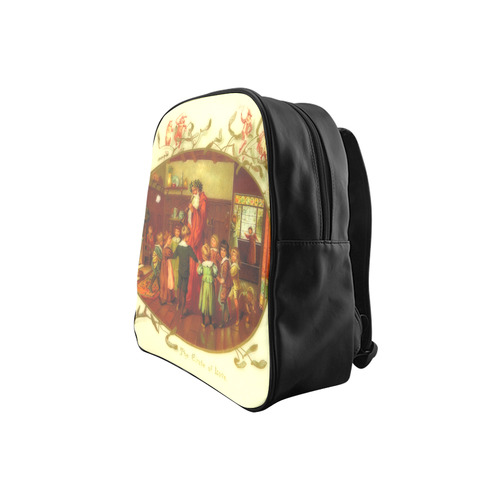 Father Christmas and the Circle of Love School Backpack (Model 1601)(Small)