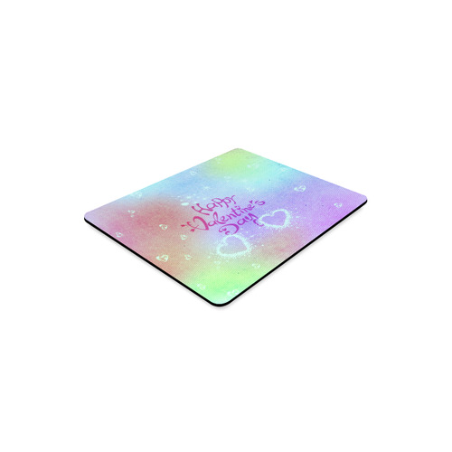 happy valentines day teal by FeelGood Rectangle Mousepad