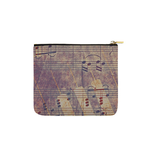 Music, vintage look B by JamColors Carry-All Pouch 6''x5''