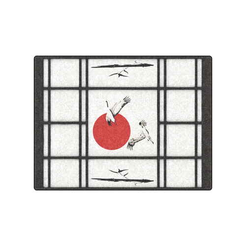 Shoji - Crane Blanket 50"x60"