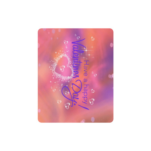 happy valentines day pink by FeelGood Rectangle Mousepad
