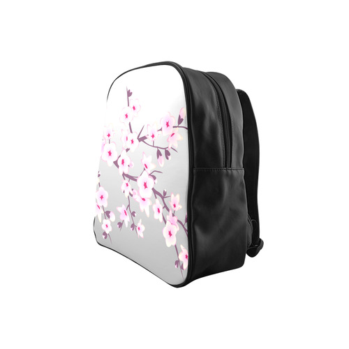 Sakura Japanese Cherry Blossom Asia Floral School Backpack (Model 1601)(Small)