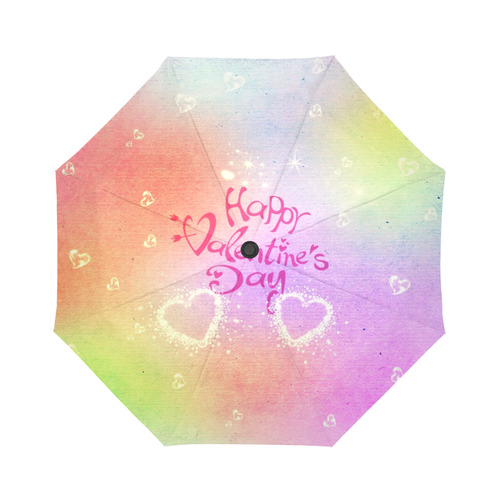 happy valentines day by FeelGood Auto-Foldable Umbrella (Model U04)