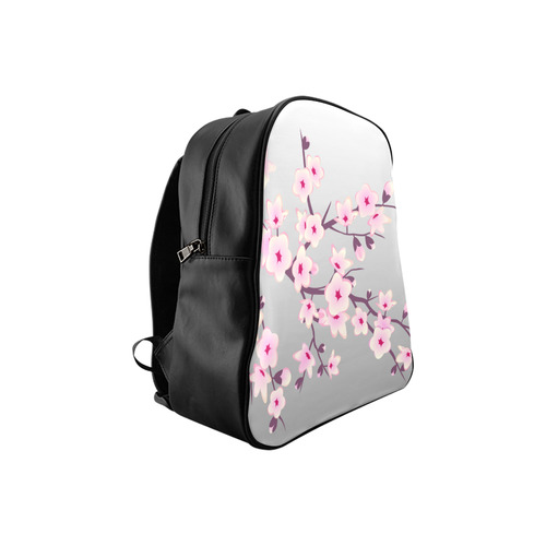 Sakura Japanese Cherry Blossom Asia Floral School Backpack (Model 1601)(Small)