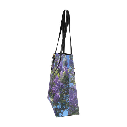 Blossoming Jacaranda Tree Floral Art Euramerican Tote Bag/Small (Model 1655)