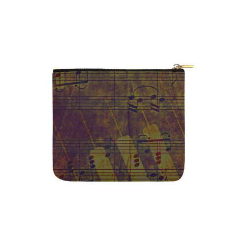 Music, vintage look A by JamColors Carry-All Pouch 6''x5''