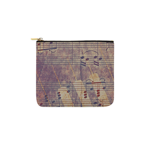 Music, vintage look B by JamColors Carry-All Pouch 6''x5''