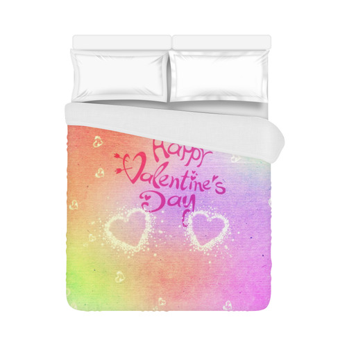 happy valentines day by FeelGood Duvet Cover 86"x70" ( All-over-print)