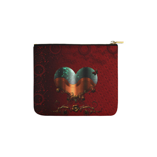 Love, wonderful heart Carry-All Pouch 6''x5''