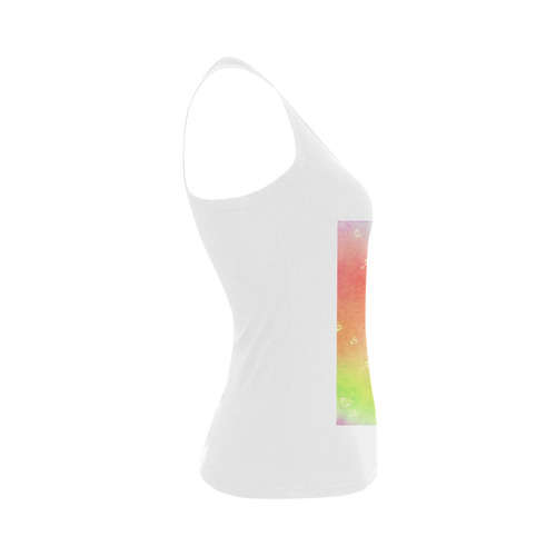 happy valentines day by FeelGood Women's Shoulder-Free Tank Top (Model T35)