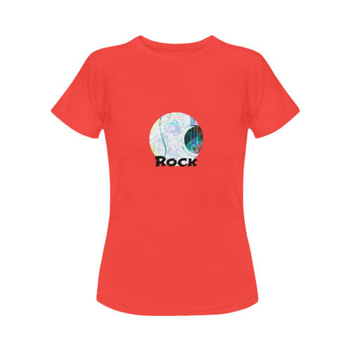 Acoustic Whitewash Rock Women's Classic T-Shirt (Model T17）
