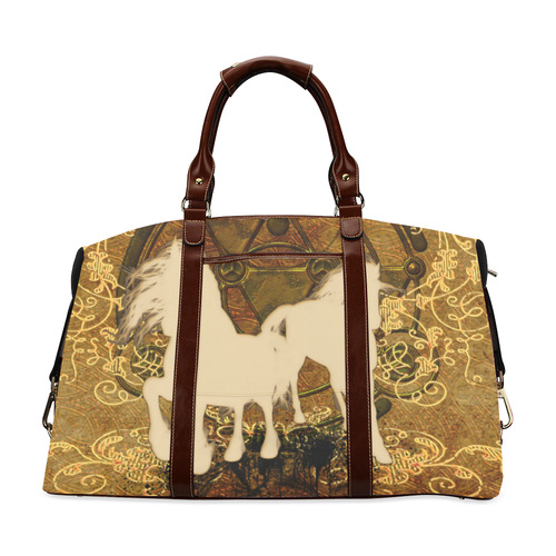 Beautiful horses, silhouette Classic Travel Bag (Model 1643) Remake