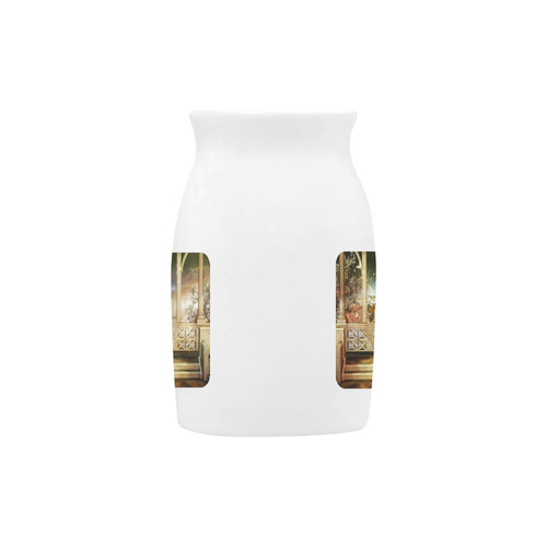 The cute little fairy in the sunset Milk Cup (Large) 450ml