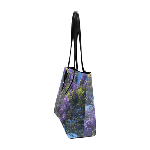 Blossoming Jacaranda Tree Floral Art Euramerican Tote Bag/Large (Model 1656)