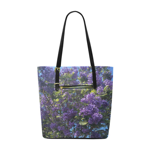 Blossoming Jacaranda Tree Floral Art Euramerican Tote Bag/Small (Model 1655)