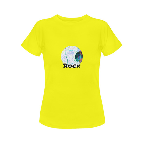 Acoustic Whitewash Rock Women's Classic T-Shirt (Model T17）