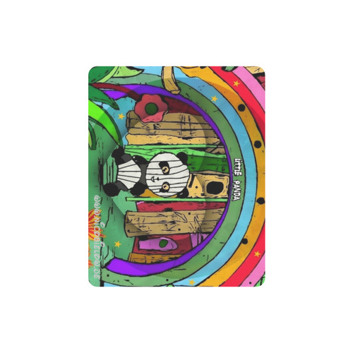 Little Panda Popart by Nico Bielow Rectangle Mousepad