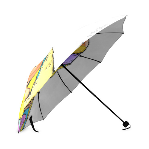 Labrador Popart By Nico Bielow Foldable Umbrella (Model U01)