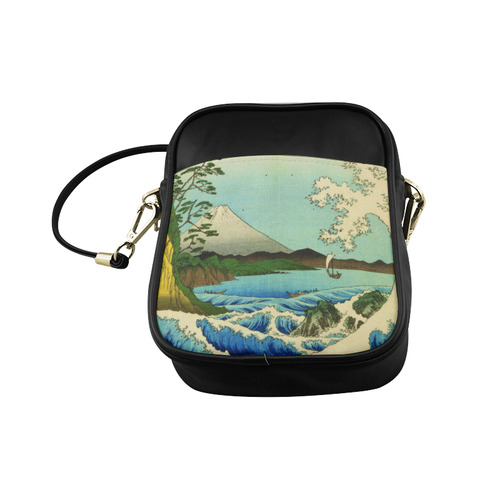 Hiroshige Sea at Satta Suruga Province Sling Bag (Model 1627)