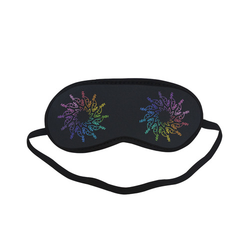 I love you rainbow Sleeping Mask