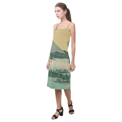 Hiroshige Pine Beach Miho In Suruga Alcestis Slip Dress (Model D05)