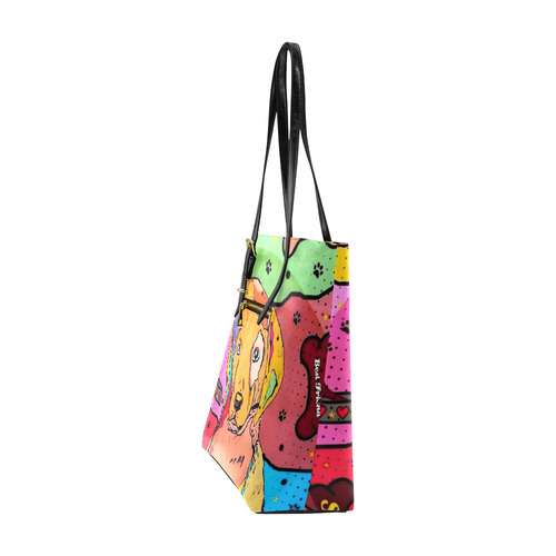 Labrador Popart By Nico Bielow Euramerican Tote Bag/Small (Model 1655)